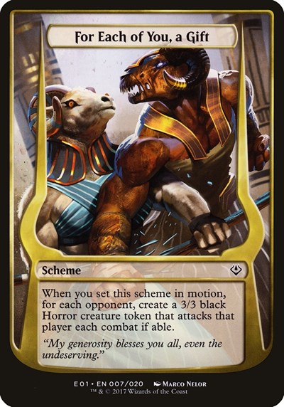 For Each of You a Gift Archenemy Nicol Bolas