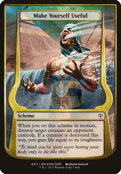 Make Yourself Useful Archenemy Nicol Bolas