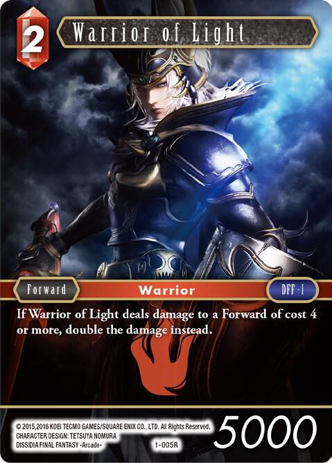 Warrior of Light (Fire) - Opus I - Final Fantasy TCG - TCGplayer.com