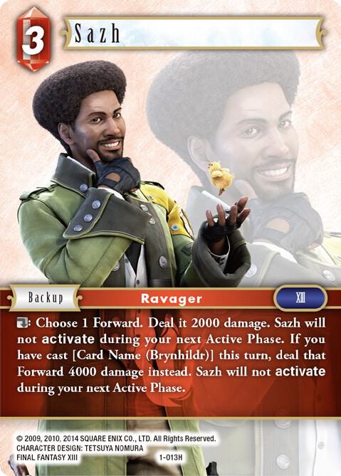 Sazh - Opus I - Final Fantasy TCG - TCGplayer.com