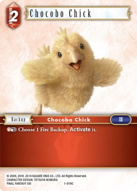 Chocobo Chick - Opus I - Final Fantasy TCG - TCGplayer.com