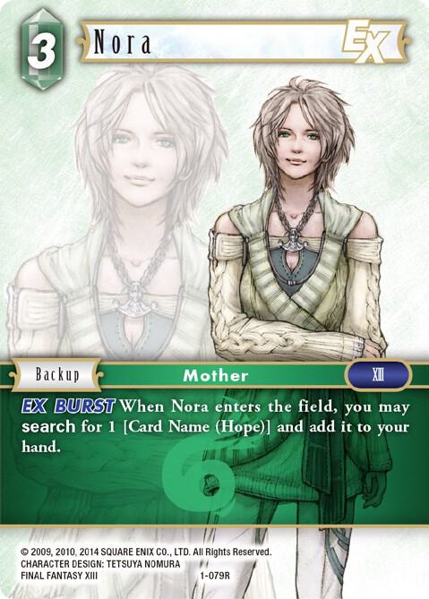 Nora EX - Opus I - Final Fantasy TCG - TCGplayer.com