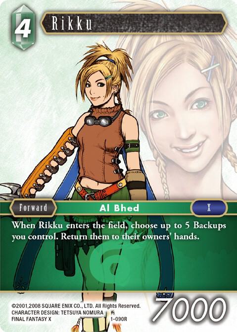 rikku mtg card Final Fantasy Commander Decks Variants: Rikku, Resourceful Guardian (0145 Rikku, Resourceful Guardian