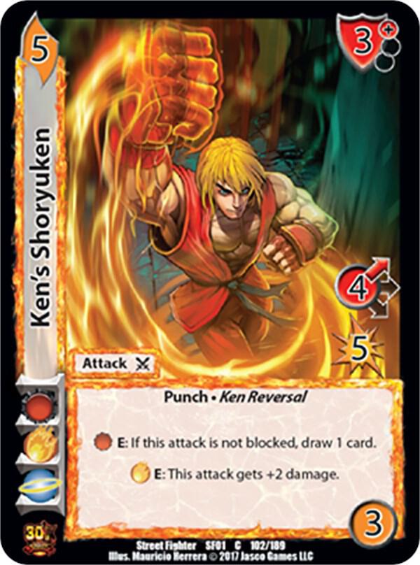 Ken's Shoryuken - Street Fighter CCG - UniVersus - TCGplayer.com