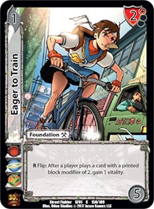 Eager to Train - Street Fighter Ccg