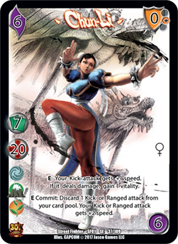 Chun Li - Street Fighter CCG - UniVersus Chun Li - Street Fighter CCG - UniVersus