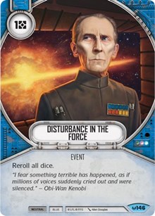 Disturbance In The Force - Star Wars: Destiny Awakenings trading card