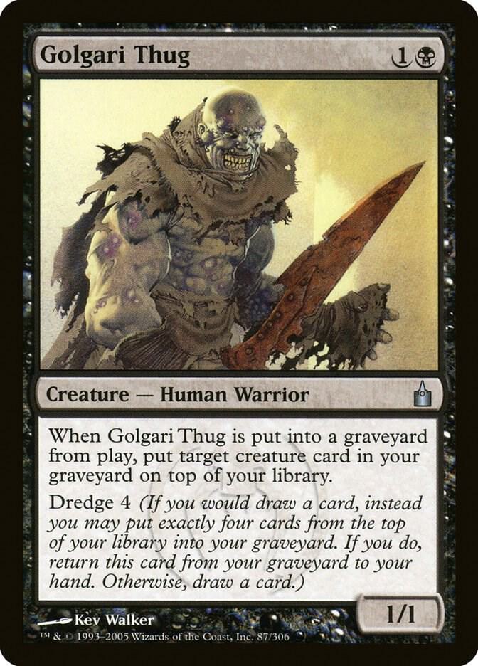 Golgari Thug 87 card