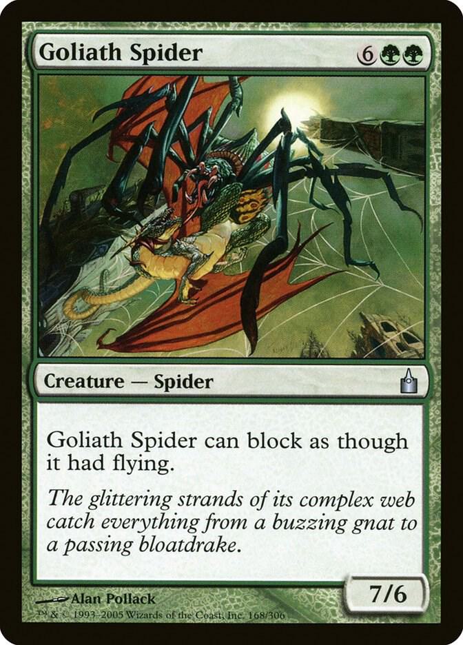 Goliath Spider 168 card