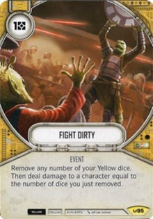 Fight Dirty - Star Wars: Destiny Awakenings trading card