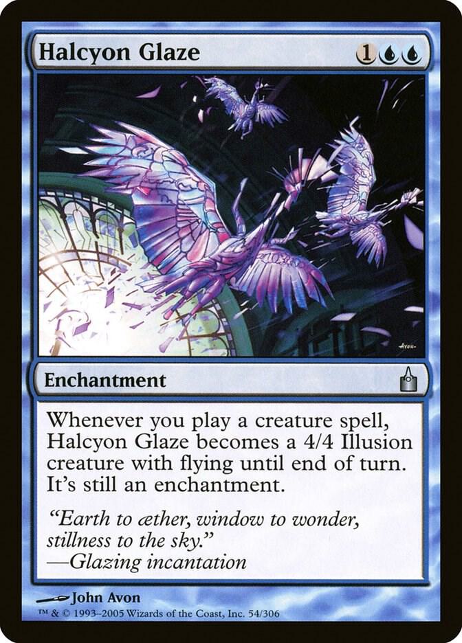 Halcyon Glaze 54 card