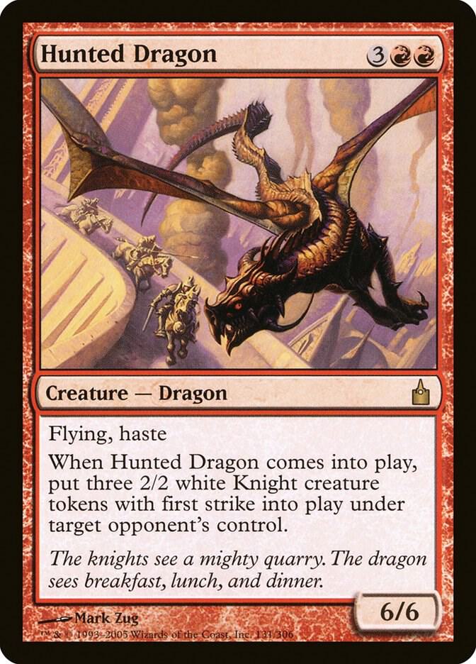 Hunted Dragon - Ravnica: City of Guilds - Magic: The Gathering