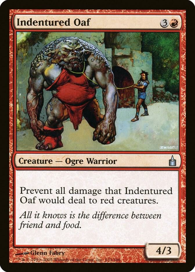 Indentured Oaf 133 card