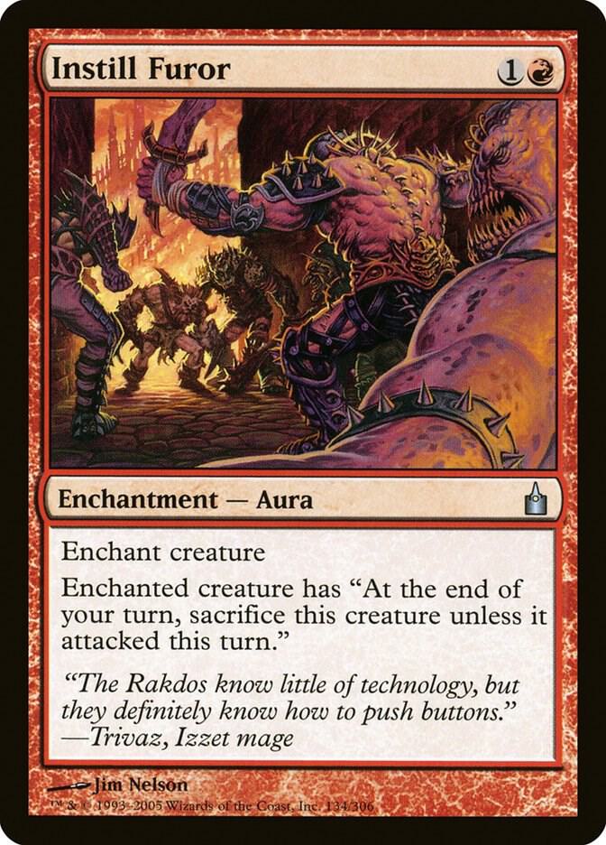 Instill Furor 134 card