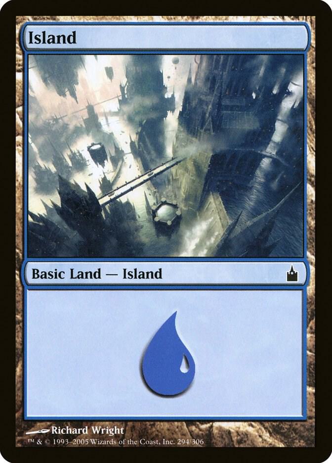 Island (294) 294 card