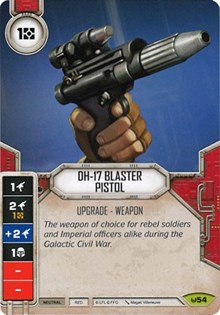 DH-17 Blaster Pistol (Card Only)