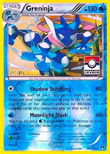 Greninja - 40/122 (Pokemon League) [1st Place] 040/122 from League & Championship Cards