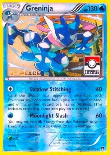 Greninja - 40/122 (Pokemon League) [3rd Place] 040/122 from League & Championship Cards