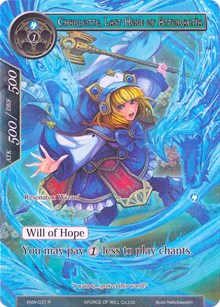 Charlotte, Last Hope of Attoractia (Full Art) - Force of Will Echoes of the New World trading card