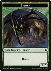 Spider Token (014) - Commander Anthology - Magic: The Gathering card