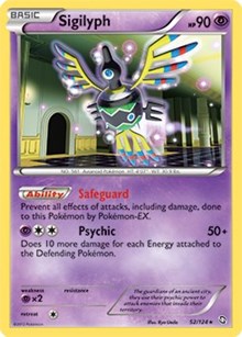 Sigilyph - 52/124 - Deck Exclusives - Pokemon card