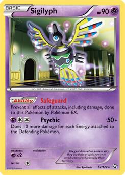 Sigilyph 052/124 from Deck Exclusives