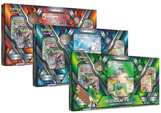 Premium Collection [Set of 3] Decidueye GX, Primarina GX, & Incineroar GX