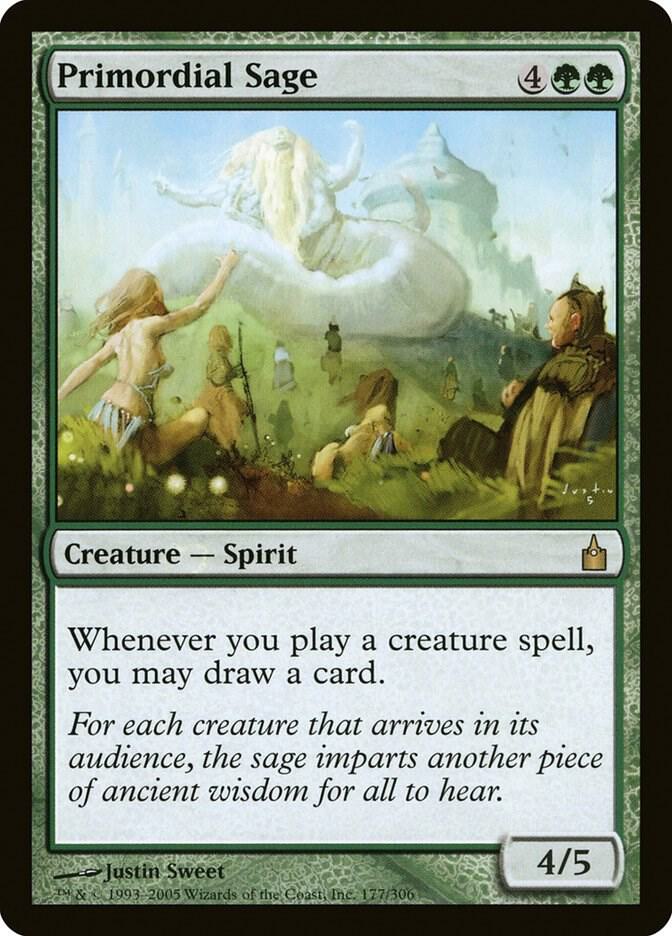 Primordial Sage 177 card