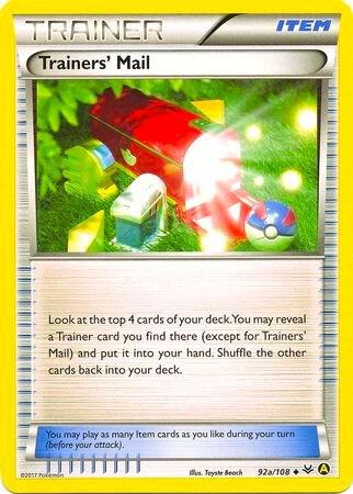 Trainers' Mail - 92a/108 (Non-Holo) 092a/108 from Alternate Art Promos