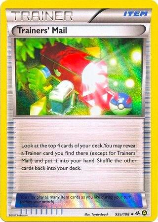 Trainers' Mail - 92a/108 (Holo) 092a/108 from Alternate Art Promos