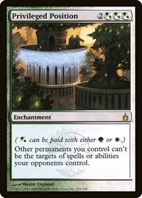 Privileged Position - Ravnica: City of Guilds - Magic: The Gathering