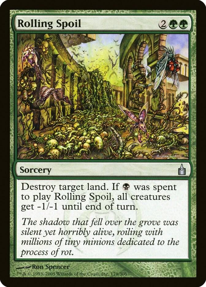 Rolling Spoil 179 card