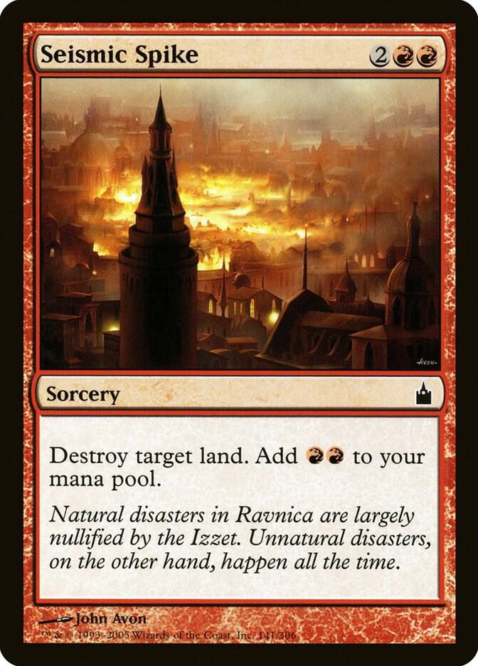 Seismic Spike - Ravnica: City of Guilds - Magic: The Gathering