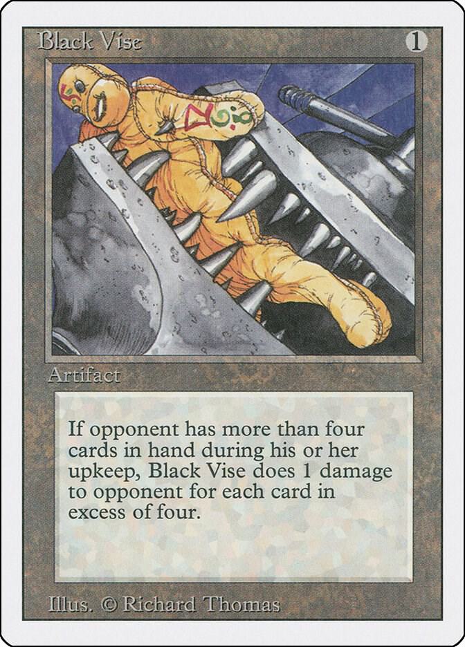 マジック：ザ・ギャザリング - Black Vise LEB Black Vise - Revised Edition - Magic: The Gathering