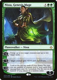 Nissa, Genesis Mage - Hour of Devastation - Magic: The Gathering card