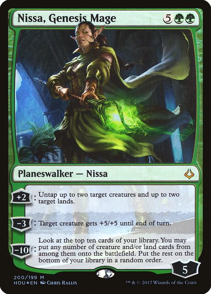 Nissa, Genesis Mage - Hour of Devastation - Magic: The Gathering