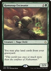 Ramunap Excavator - Hour of Devastation - Magic: The Gathering card