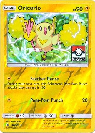Oricorio - 46/145 (Pokemon League) 046/145 from League & Championship Cards