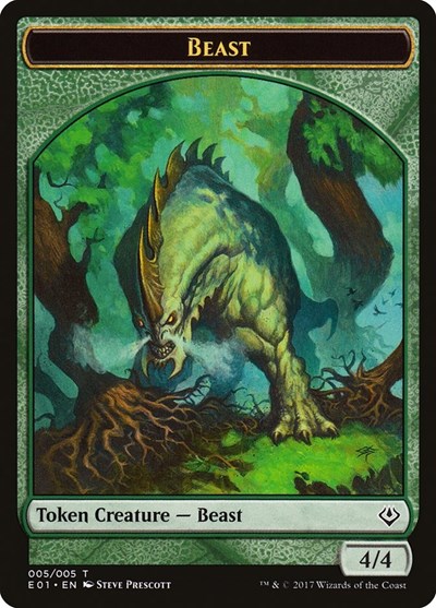 Beast 005 Soldier Double sided Token
