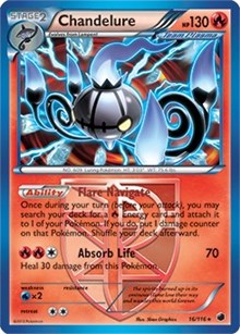 Chandelure - 16/116 (BW Plasma Freeze) #016/116 from Deck Exclusives Pokemon card image