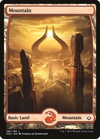 Island Hour of Devastation 2x MTG Full Art Common Land