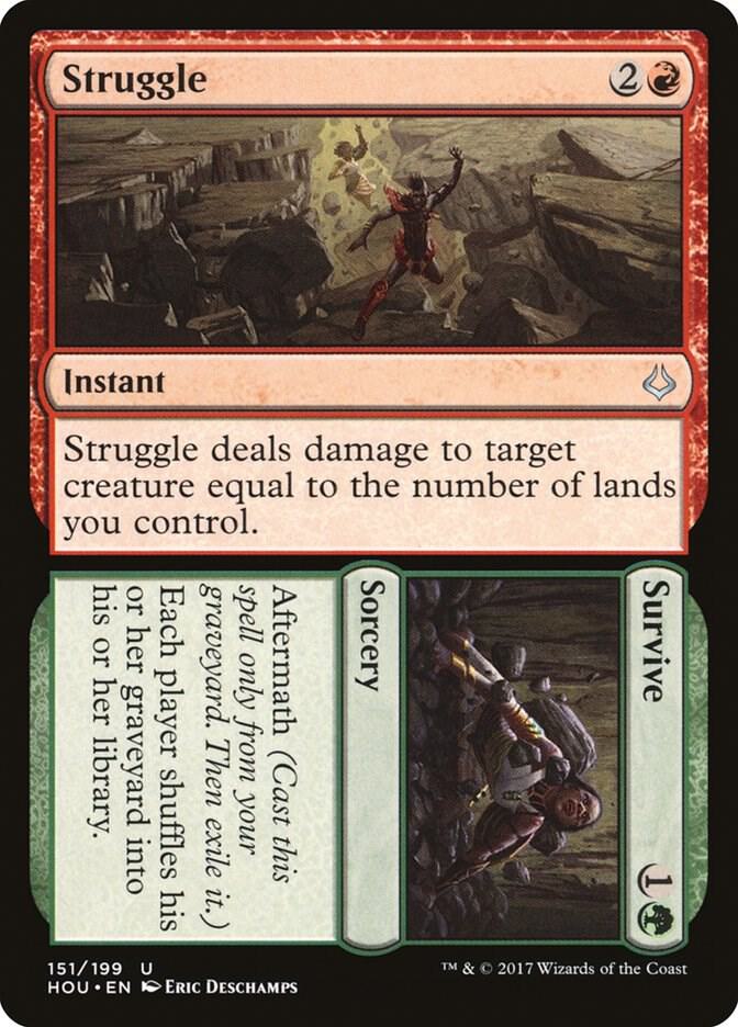 Struggle // Survive - Hour of Devastation - Magic: The Gathering -  TCGplayer.com
