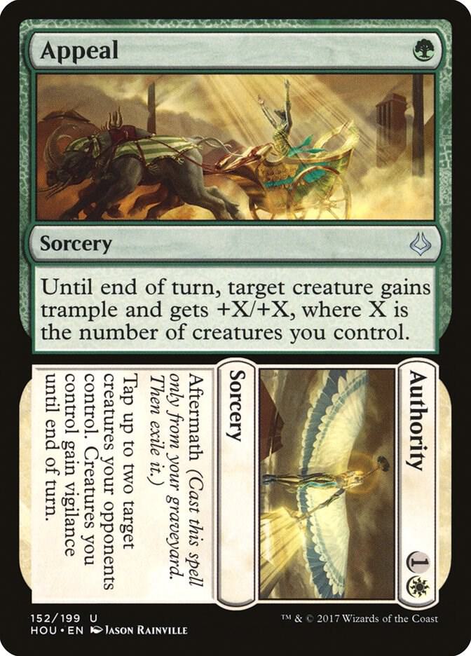 Appeal // Authority - Hour of Devastation - Magic: The Gathering -  TCGplayer.com