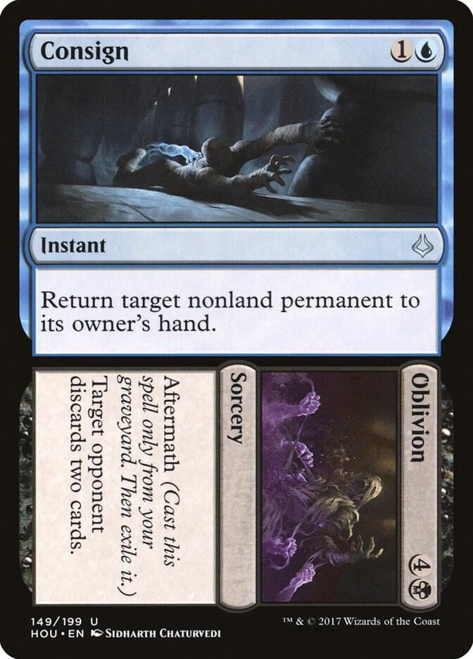 Consign // Oblivion - Hour of Devastation - Magic: The Gathering