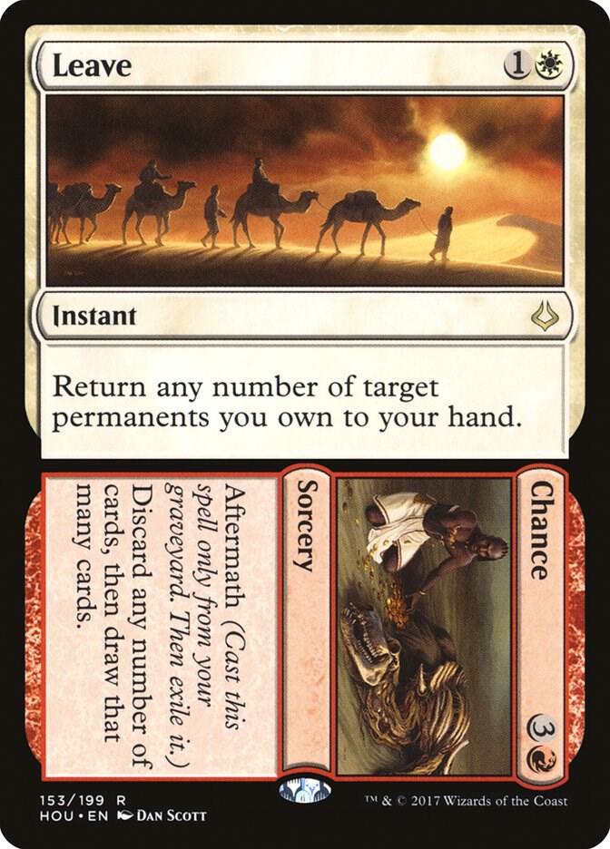 Leave // Chance - Hour of Devastation - Magic: The Gathering - TCGplayer.com