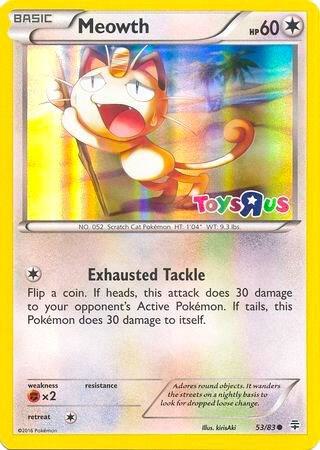 Meowth - 53/83 (Toys R Us Promo) 053/083 from Miscellaneous Cards & Products