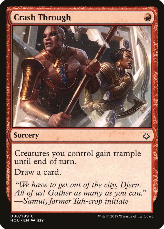 Crash Through - Hour of Devastation - Magic: The Gathering