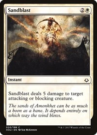 Sandblast - Hour of Devastation - Magic: The Gathering card