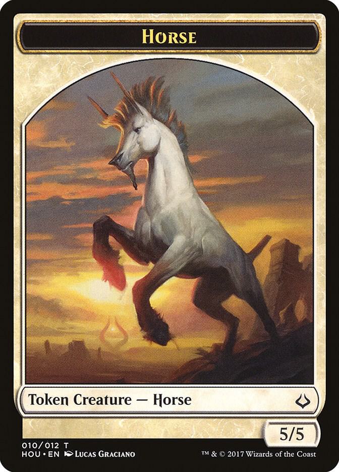 Horse Token - Hour of Devastation - Magic: The Gathering