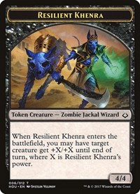 Resilient Khenra Token - Hour of Devastation - Magic: The Gathering card
